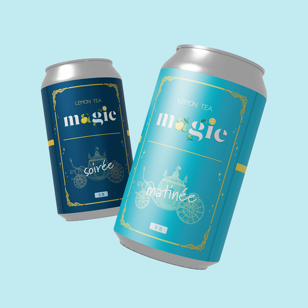 magie 缶飲料のデザイン